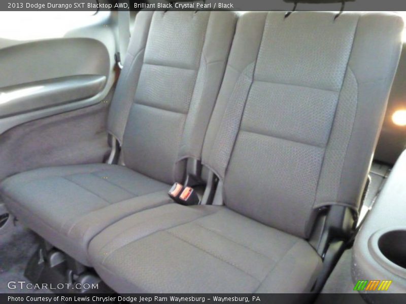Brilliant Black Crystal Pearl / Black 2013 Dodge Durango SXT Blacktop AWD
