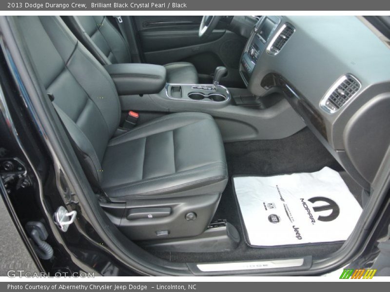 Brilliant Black Crystal Pearl / Black 2013 Dodge Durango Crew