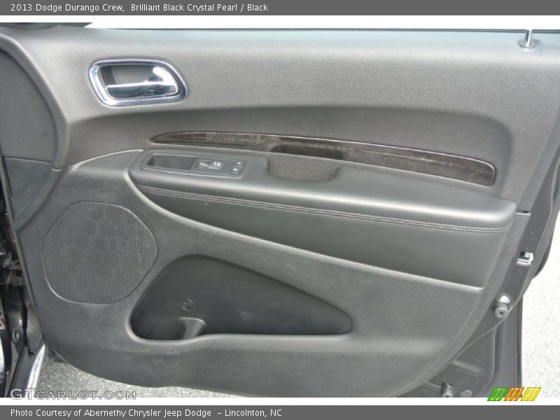 Brilliant Black Crystal Pearl / Black 2013 Dodge Durango Crew