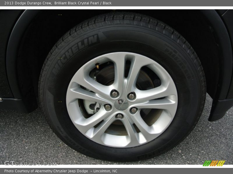Brilliant Black Crystal Pearl / Black 2013 Dodge Durango Crew
