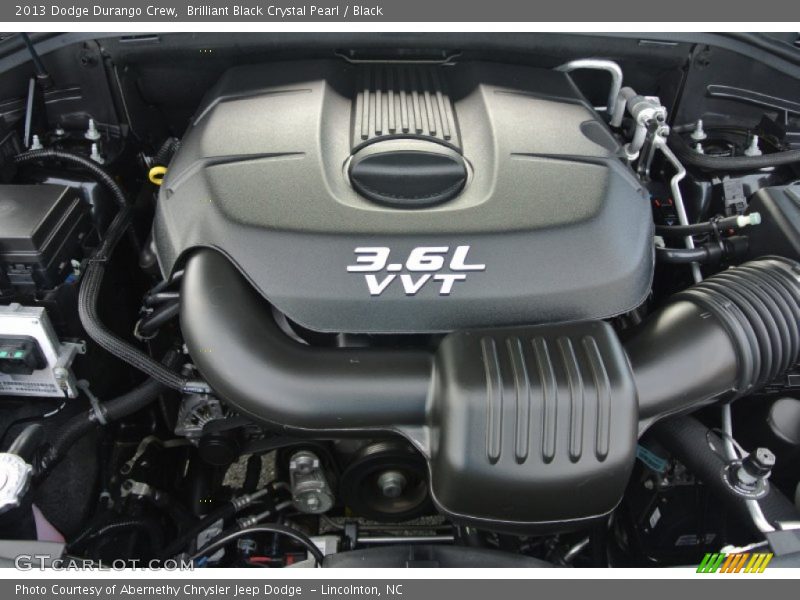 Brilliant Black Crystal Pearl / Black 2013 Dodge Durango Crew