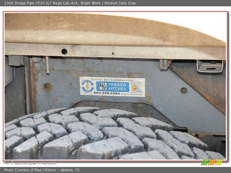 Bright White / Medium Slate Gray 2006 Dodge Ram 2500 SLT Mega Cab 4x4