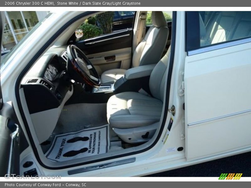 Stone White / Dark Slate Gray/Light Graystone 2006 Chrysler 300 C HEMI