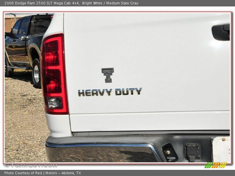 Bright White / Medium Slate Gray 2006 Dodge Ram 2500 SLT Mega Cab 4x4