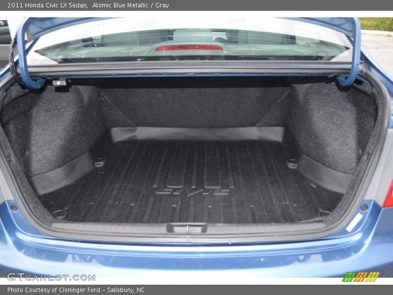 Atomic Blue Metallic / Gray 2011 Honda Civic LX Sedan