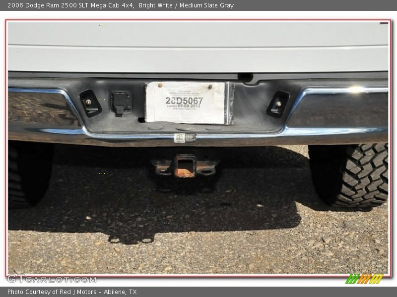 Bright White / Medium Slate Gray 2006 Dodge Ram 2500 SLT Mega Cab 4x4