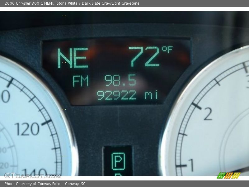 Stone White / Dark Slate Gray/Light Graystone 2006 Chrysler 300 C HEMI