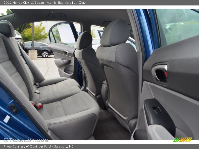 Atomic Blue Metallic / Gray 2011 Honda Civic LX Sedan