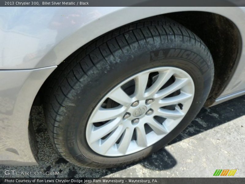 Billet Silver Metallic / Black 2013 Chrysler 300