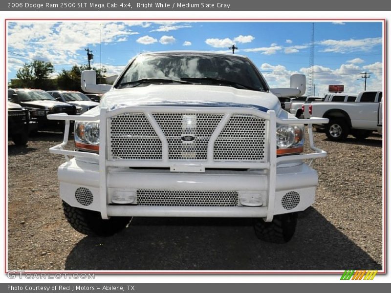 Bright White / Medium Slate Gray 2006 Dodge Ram 2500 SLT Mega Cab 4x4