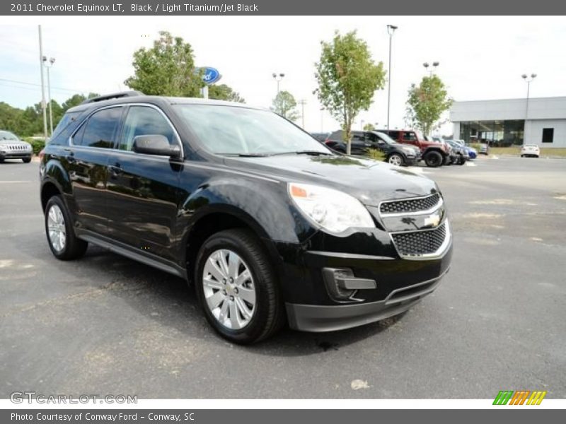 Black / Light Titanium/Jet Black 2011 Chevrolet Equinox LT