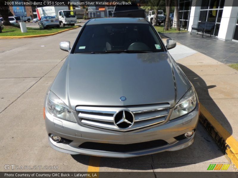Palladium Silver Metallic / Grey/Black 2008 Mercedes-Benz C 350 Sport