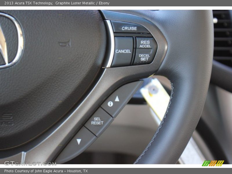 Graphite Luster Metallic / Ebony 2013 Acura TSX Technology