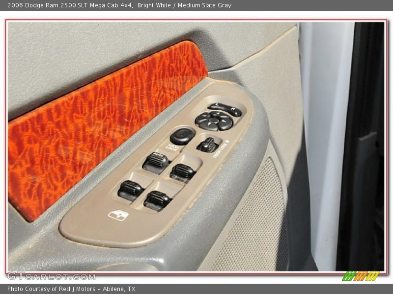 Bright White / Medium Slate Gray 2006 Dodge Ram 2500 SLT Mega Cab 4x4