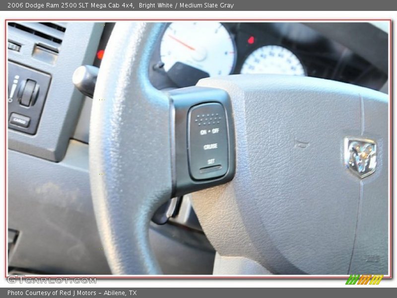 Bright White / Medium Slate Gray 2006 Dodge Ram 2500 SLT Mega Cab 4x4