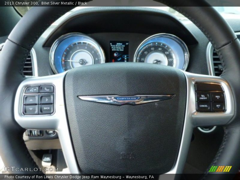 Billet Silver Metallic / Black 2013 Chrysler 300