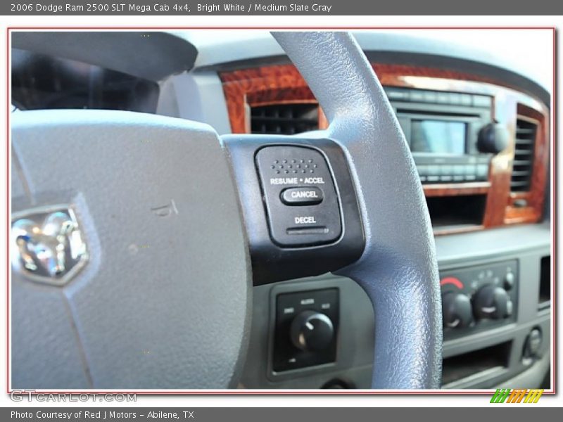Bright White / Medium Slate Gray 2006 Dodge Ram 2500 SLT Mega Cab 4x4