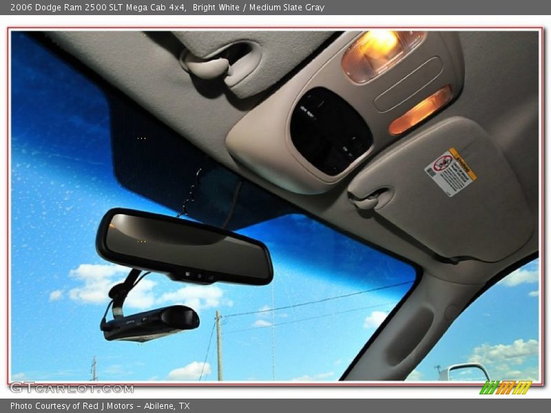 Bright White / Medium Slate Gray 2006 Dodge Ram 2500 SLT Mega Cab 4x4
