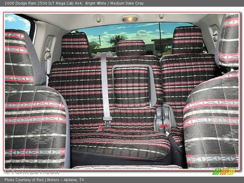Bright White / Medium Slate Gray 2006 Dodge Ram 2500 SLT Mega Cab 4x4
