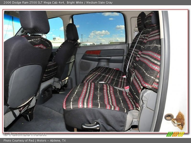 Bright White / Medium Slate Gray 2006 Dodge Ram 2500 SLT Mega Cab 4x4