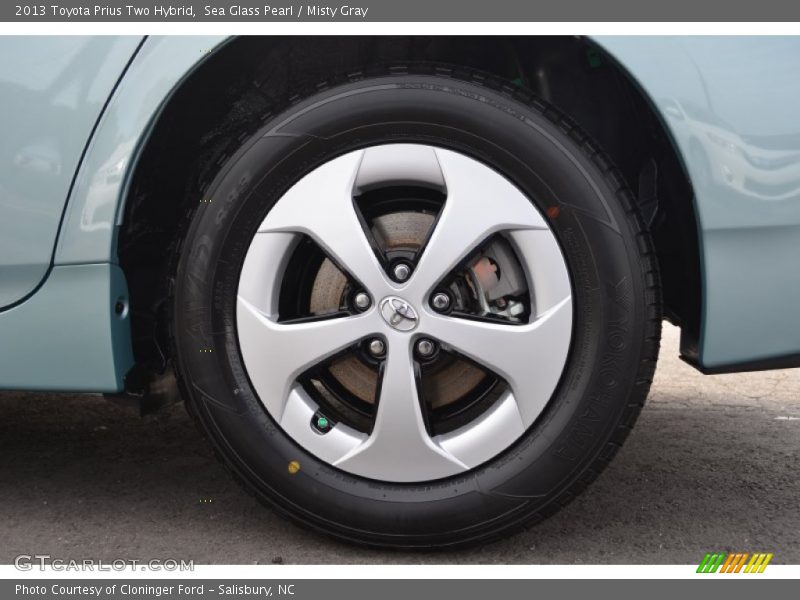 Sea Glass Pearl / Misty Gray 2013 Toyota Prius Two Hybrid