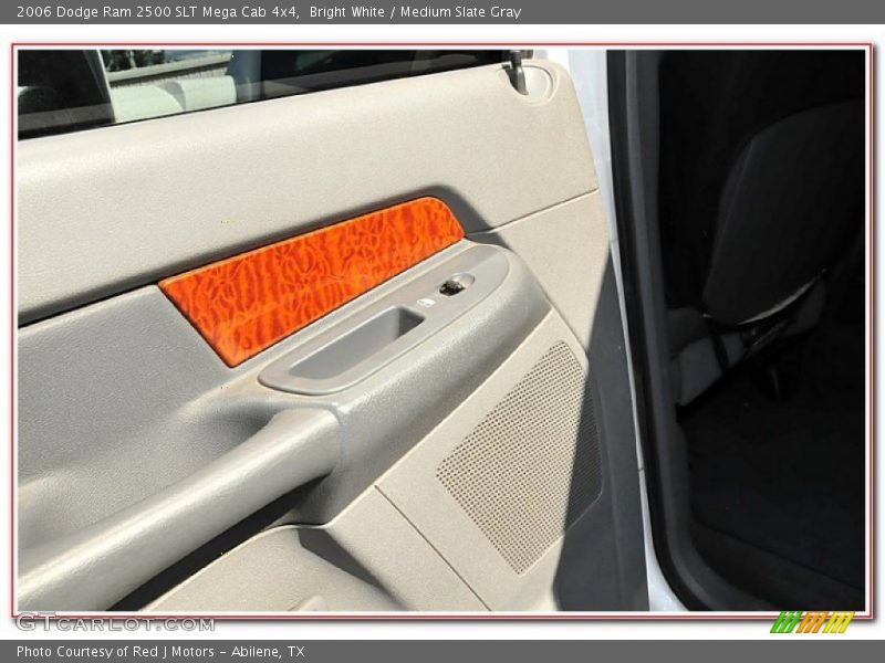 Bright White / Medium Slate Gray 2006 Dodge Ram 2500 SLT Mega Cab 4x4