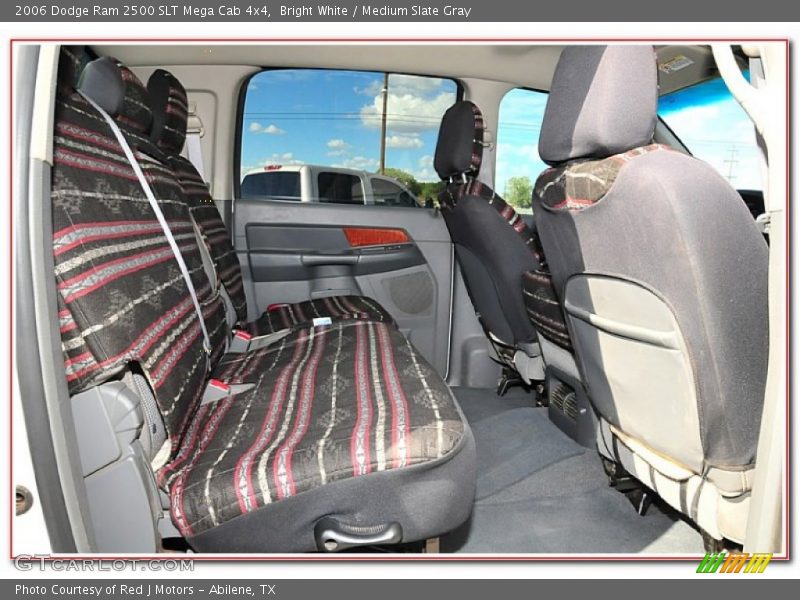 Bright White / Medium Slate Gray 2006 Dodge Ram 2500 SLT Mega Cab 4x4