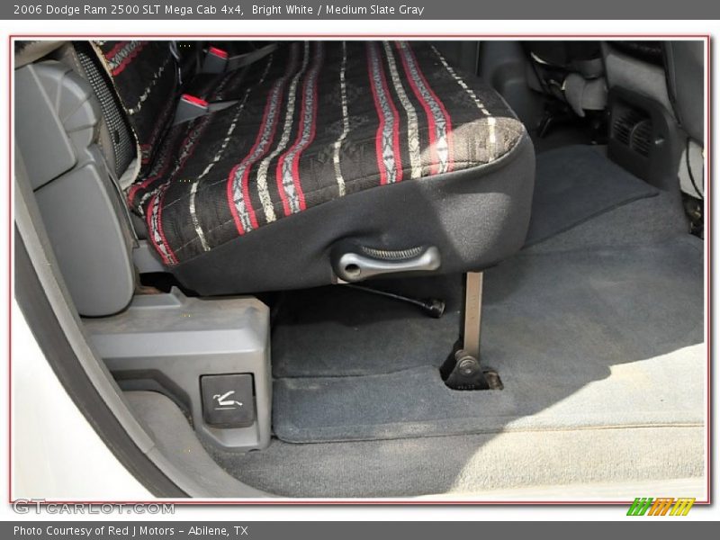 Bright White / Medium Slate Gray 2006 Dodge Ram 2500 SLT Mega Cab 4x4