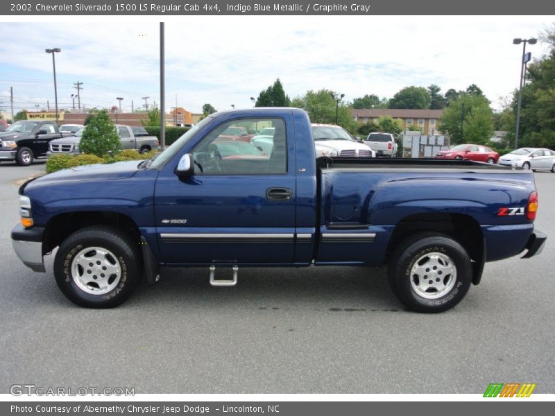  2002 Silverado 1500 LS Regular Cab 4x4 Indigo Blue Metallic