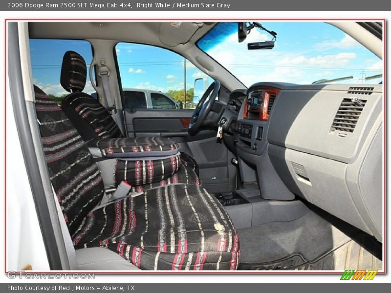 Bright White / Medium Slate Gray 2006 Dodge Ram 2500 SLT Mega Cab 4x4