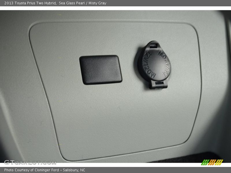 Sea Glass Pearl / Misty Gray 2013 Toyota Prius Two Hybrid