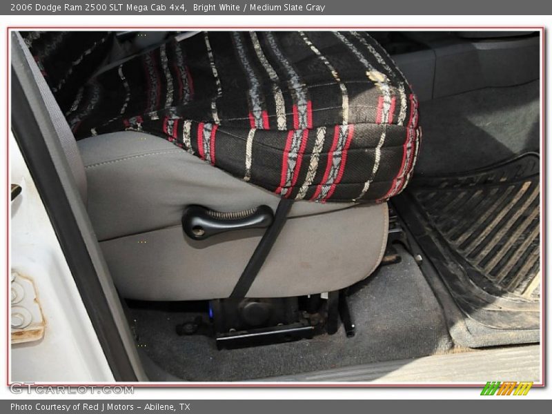 Bright White / Medium Slate Gray 2006 Dodge Ram 2500 SLT Mega Cab 4x4