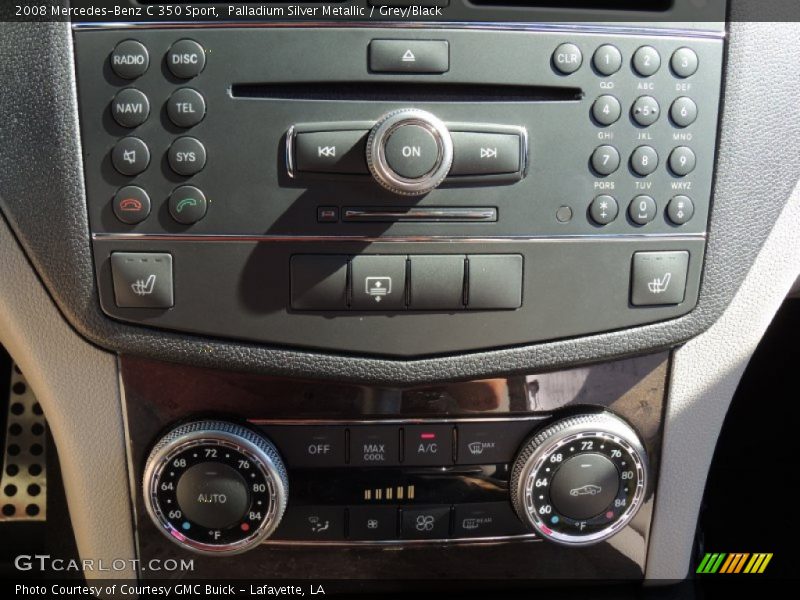 Palladium Silver Metallic / Grey/Black 2008 Mercedes-Benz C 350 Sport