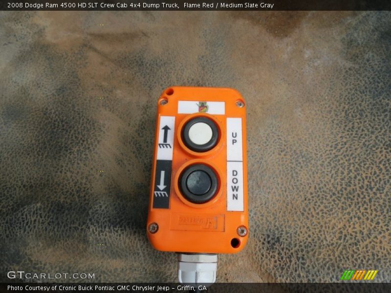 Flame Red / Medium Slate Gray 2008 Dodge Ram 4500 HD SLT Crew Cab 4x4 Dump Truck