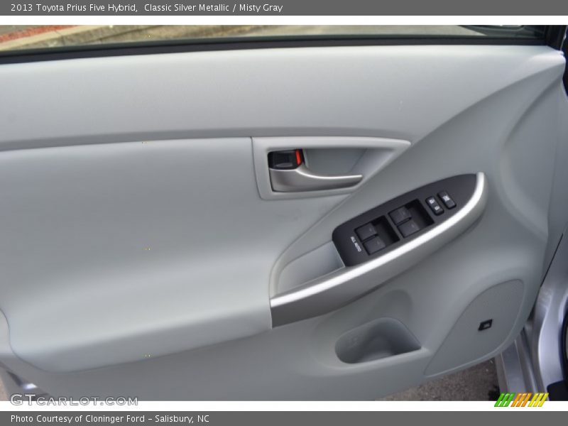Classic Silver Metallic / Misty Gray 2013 Toyota Prius Five Hybrid