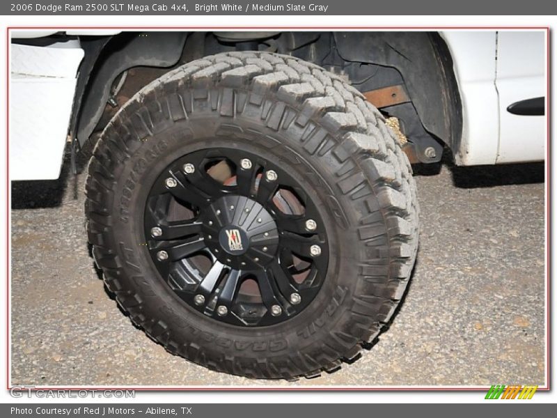 Bright White / Medium Slate Gray 2006 Dodge Ram 2500 SLT Mega Cab 4x4