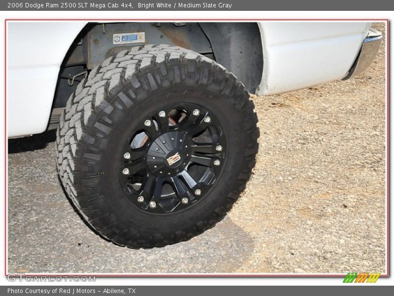 Bright White / Medium Slate Gray 2006 Dodge Ram 2500 SLT Mega Cab 4x4