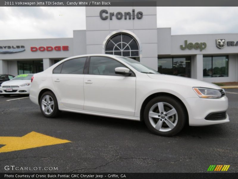 Candy White / Titan Black 2011 Volkswagen Jetta TDI Sedan