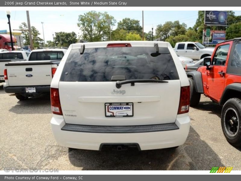 Stone White / Medium Slate Gray 2006 Jeep Grand Cherokee Laredo