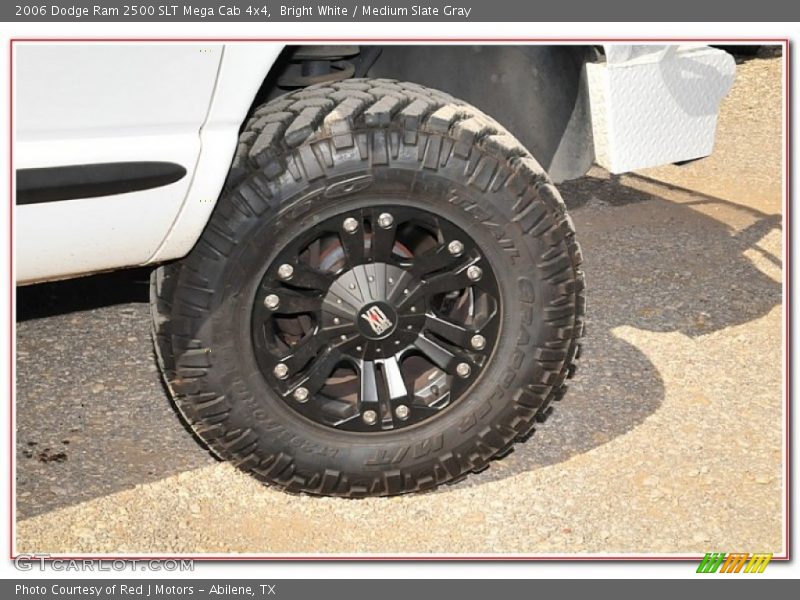 Bright White / Medium Slate Gray 2006 Dodge Ram 2500 SLT Mega Cab 4x4