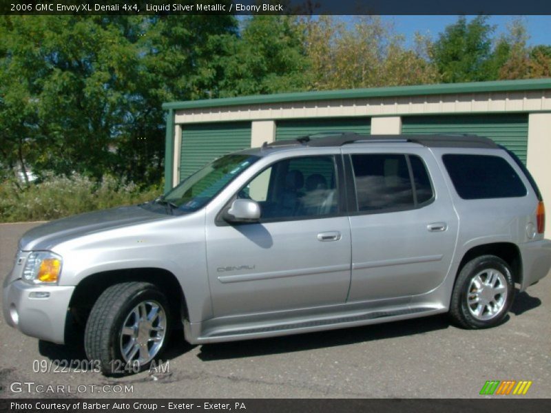 Liquid Silver Metallic / Ebony Black 2006 GMC Envoy XL Denali 4x4