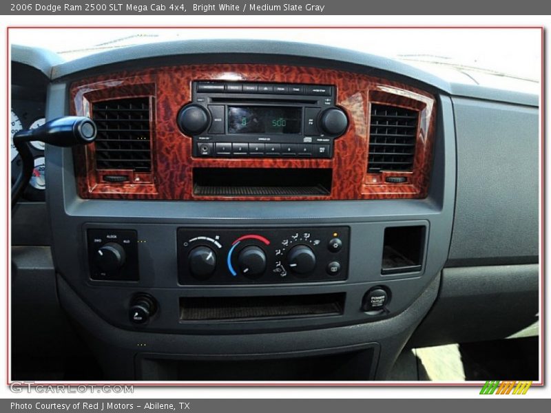 Bright White / Medium Slate Gray 2006 Dodge Ram 2500 SLT Mega Cab 4x4