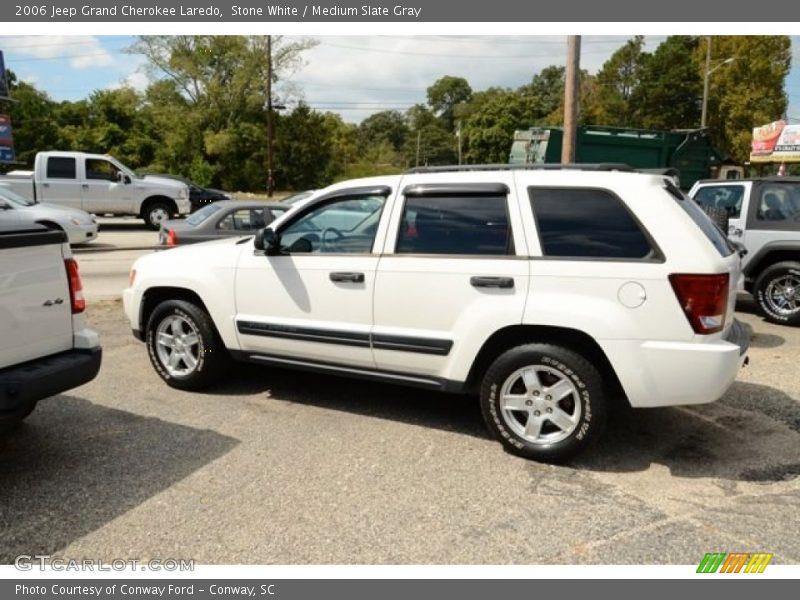 Stone White / Medium Slate Gray 2006 Jeep Grand Cherokee Laredo