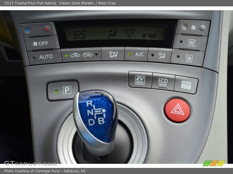 Classic Silver Metallic / Misty Gray 2013 Toyota Prius Five Hybrid