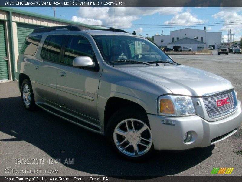 Liquid Silver Metallic / Ebony Black 2006 GMC Envoy XL Denali 4x4
