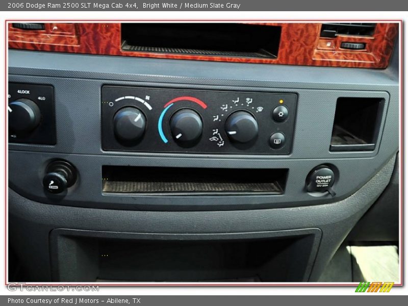 Bright White / Medium Slate Gray 2006 Dodge Ram 2500 SLT Mega Cab 4x4