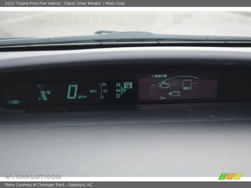 Classic Silver Metallic / Misty Gray 2013 Toyota Prius Five Hybrid