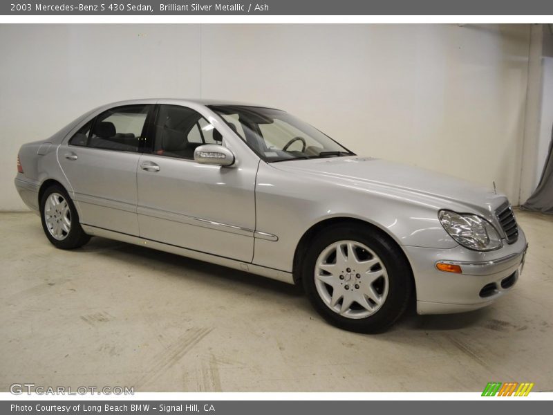 Brilliant Silver Metallic / Ash 2003 Mercedes-Benz S 430 Sedan