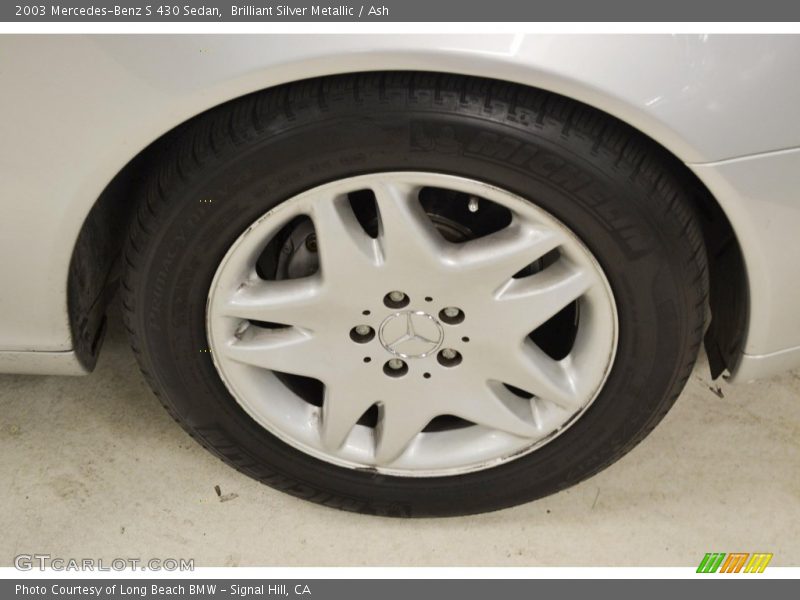 Brilliant Silver Metallic / Ash 2003 Mercedes-Benz S 430 Sedan