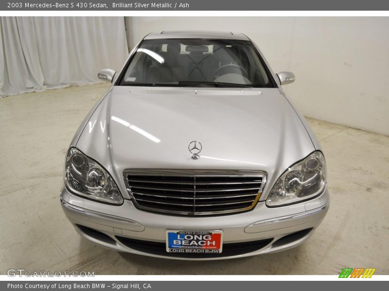 Brilliant Silver Metallic / Ash 2003 Mercedes-Benz S 430 Sedan